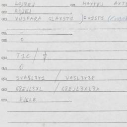 Eastern questionnaire, answ...