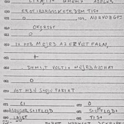 Eastern questionnaire, answ...