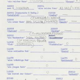 Western questionnaire, answ...