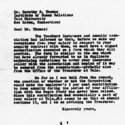 Letter from Charles Dollard...