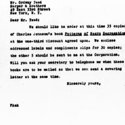 Letter from Florence Anders...