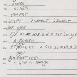Eastern questionnaire, answ...
