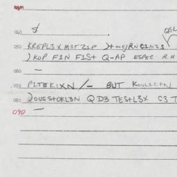 Eastern questionnaire, answ...