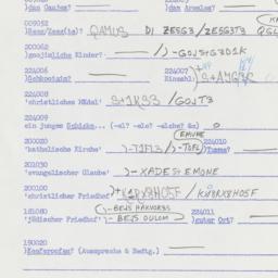 Western questionnaire, answ...