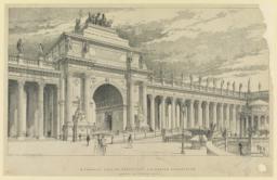 Memorial Arch of Peristyle, Columbian Exposition. Charles B. Atwood, Arch't