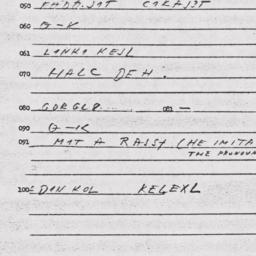 Eastern questionnaire, answ...