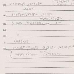 Eastern questionnaire, answ...