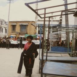 Tibetan man in traditional ...