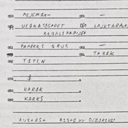 Eastern questionnaire, answ...