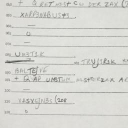 Eastern questionnaire, answ...