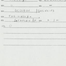 Eastern questionnaire, answ...