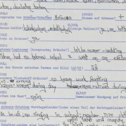 Western questionnaire, answ...