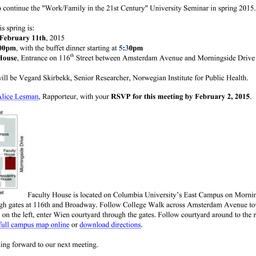 Announcements, 2015-02-11. ...
