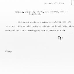 Memorandum from Charles Dol...