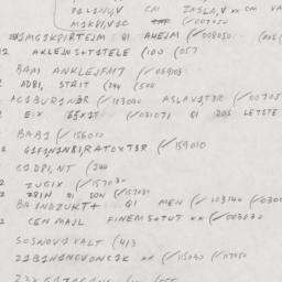 Eastern questionnaire, answ...