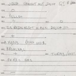 Eastern questionnaire, answ...