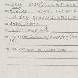 Eastern questionnaire, answ...