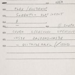 Eastern questionnaire, answ...