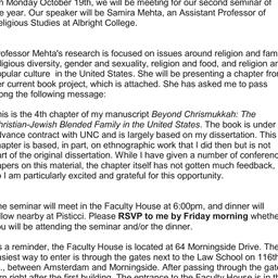 Announcements, 2015-10-19. ...