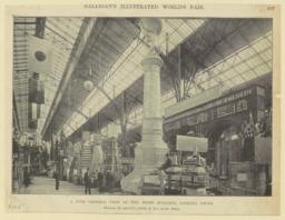 A Fine general view in the Mines Building, looking south. Showing the splendid exhibits of New South Wales