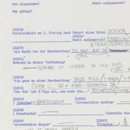 Western questionnaire, answ...