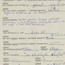 Western questionnaire, answ...