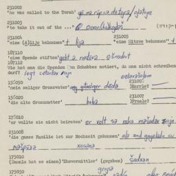 Western questionnaire, answ...