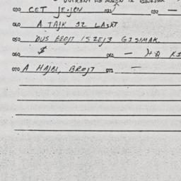 Eastern questionnaire, answ...