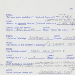 Western questionnaire, answ...
