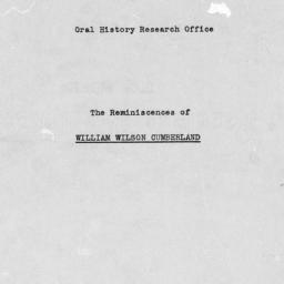 Reminiscences of William Wi...