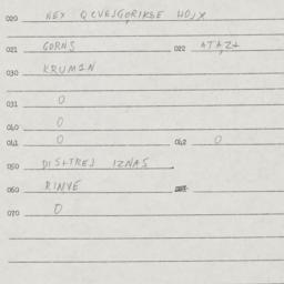 Eastern questionnaire, answ...