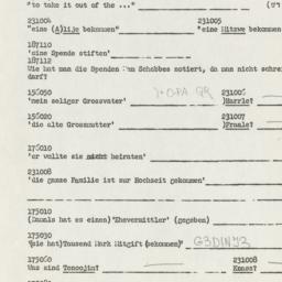 Eastern questionnaire, answ...