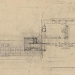 Floor plan, elevation sketch