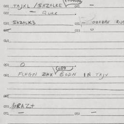 Eastern questionnaire, answ...