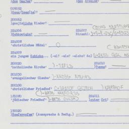 Western questionnaire, answ...