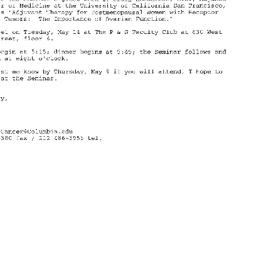 Announcements, 2002-05-14. ...