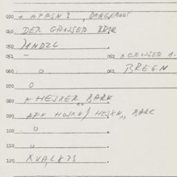 Eastern questionnaire, answ...