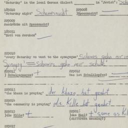 Western questionnaire, answ...