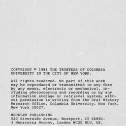 Reminiscences of Charles Lo...