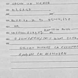 Eastern questionnaire, answ...