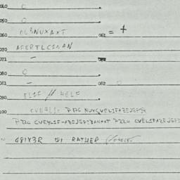 Eastern questionnaire, answ...