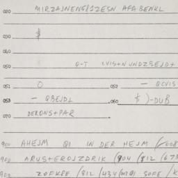 Eastern questionnaire, answ...