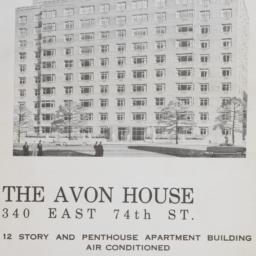 The Avon House, 340 E. 74 S...