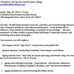 Announcements, 2013-05-20. ...