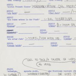 Western questionnaire, answ...