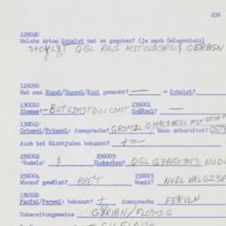 Western questionnaire, answ...