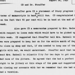 Memorandum from Charles Dol...