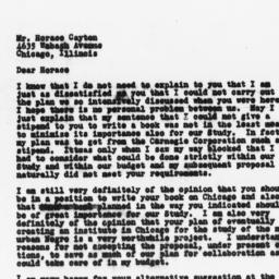 Letter from Gunnar Myrdal t...