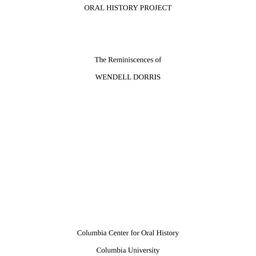 Oral history interview with...