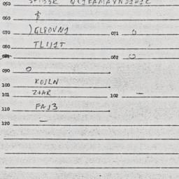 Eastern questionnaire, answ...